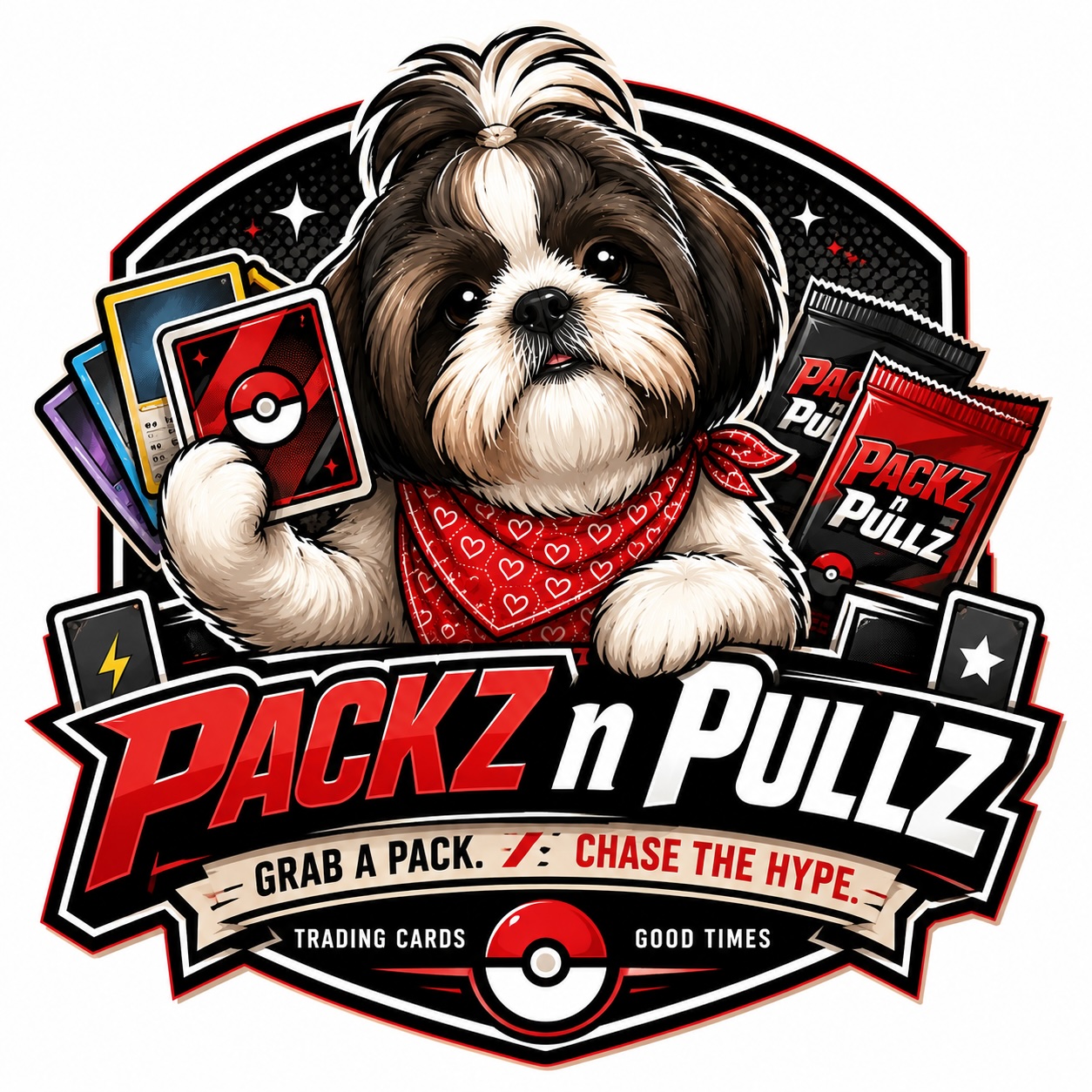 PackZ N PullZ mascot logo